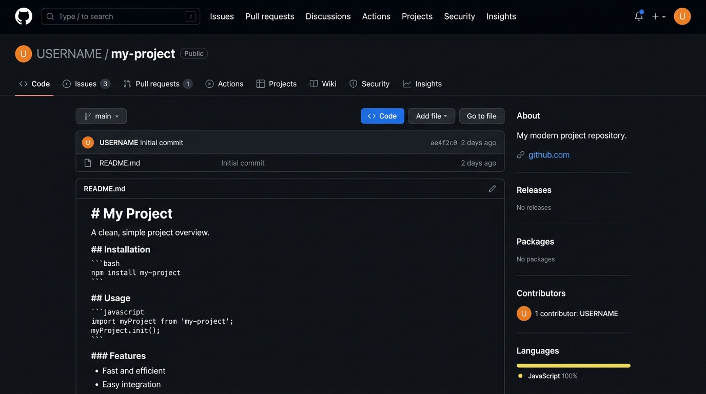 GitHub Repository Verified View
